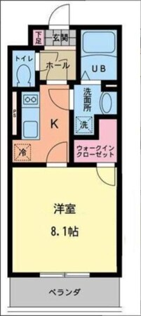 メルシーワンの物件間取画像